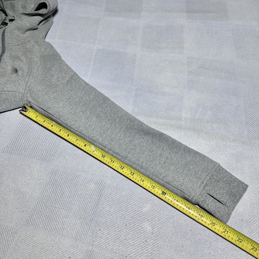 Lululemon Fleece Please Hoodie Women's Size 4 Heathered Speckled Medium Gray - Picture 12 of 13